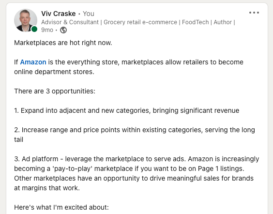 Why Marketplaces Are Hot Right Now
